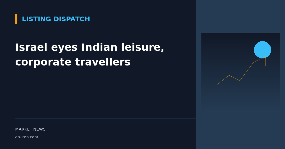 Israel eyes Indian leisure, corporate travellers
